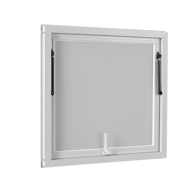 Ventana de servicio VEVOR 36x 36 pulgadas marco aluminio 85