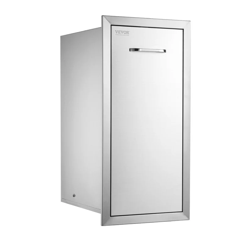 Cajón de basura extraíble VEVOR 34,6 cm ancho x 66 49 acero