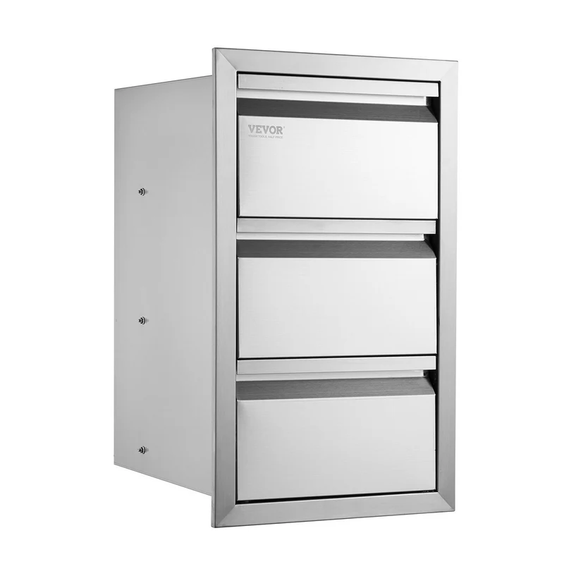 Cajones para cocina exterior VEVOR 38 cm ancho x 64 48 acero