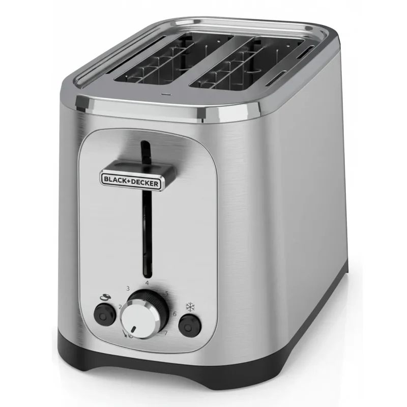 Tostadora Black & Decker TR1227-0SDLA | 2 Rebanadas | Acero Inoxidable