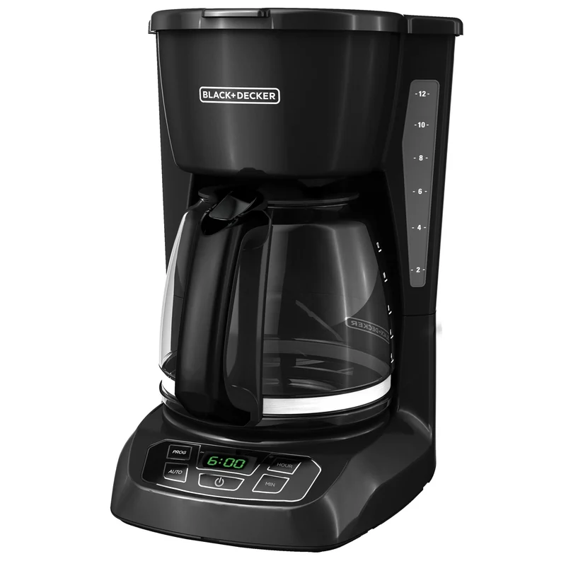 Cafetera Black & Decker CM1105B | 12 Tazas | Programable