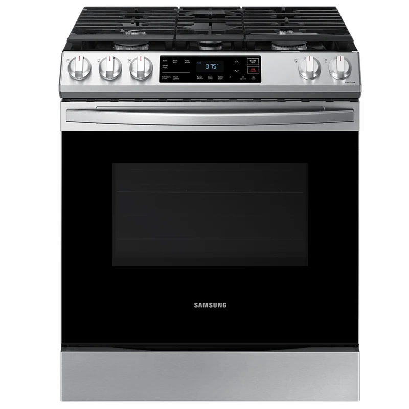 Estufa a Gas Samsung NX60T8115SS | 30" | 5 Quemadores | Wi-Fi