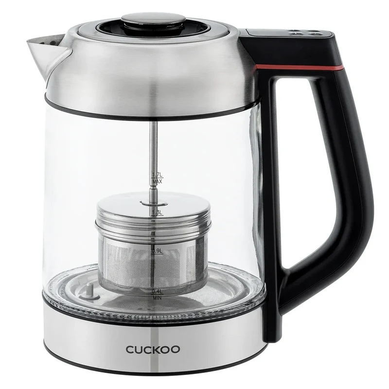 Tetera de Vidrio CUCKOO CK-G170BS | Con Infusor