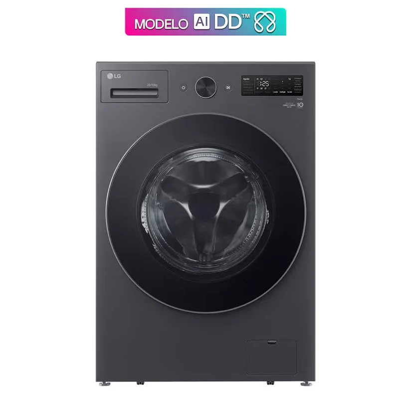 Lavadora Secadora LG ThinQ WD16EGNT6PC | 2 en 1 | Eléctrica | 16 Kg | Carga Frontal