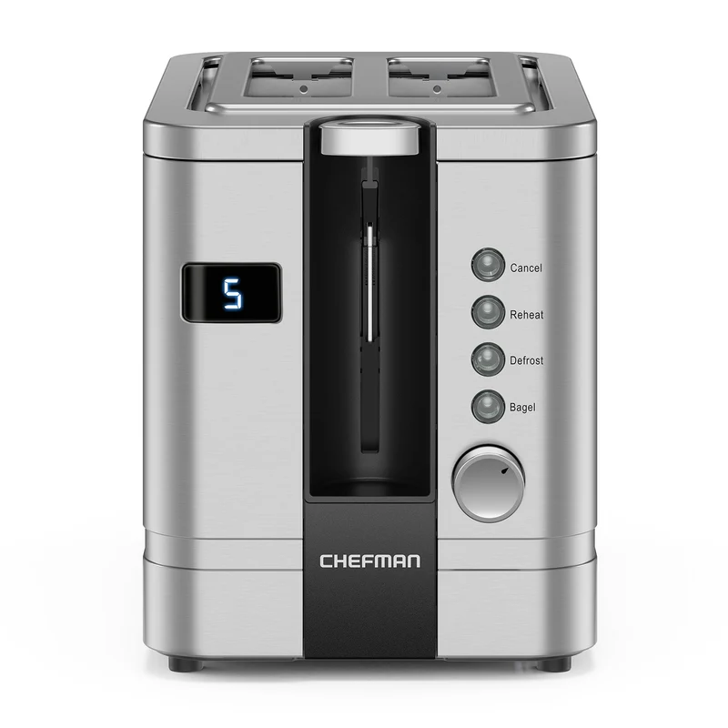 Tostadora Chefman RJ31-SS-V2-D-MX | 2 Rebanadas
