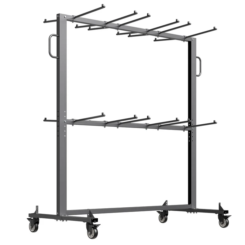 Estante plegable para sillas VEVOR 363 kg 800 lb 84 mesas 42