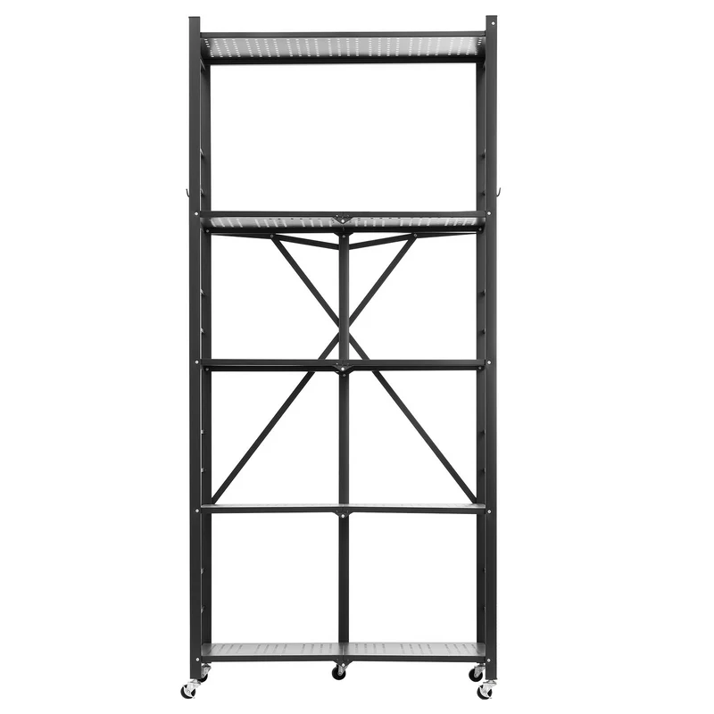 Estantería plegable de 5 niveles VEVOR 81 cm x 35,5 182 5 4
