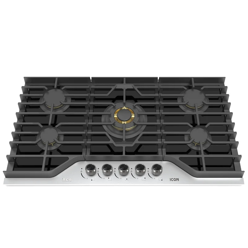 Estufa a Gas RCA RCBS90BG | Empotrable | 36" | 5 Quemadores