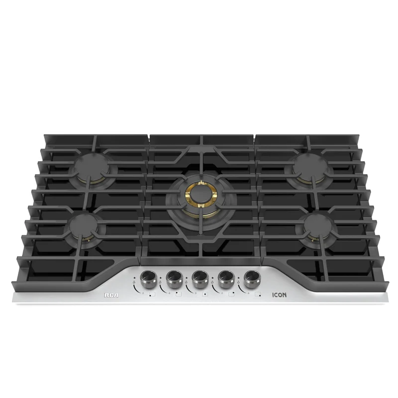 Estufa a Gas RCA RCBS80BG | Empotrable | 30" | 5 Quemadores