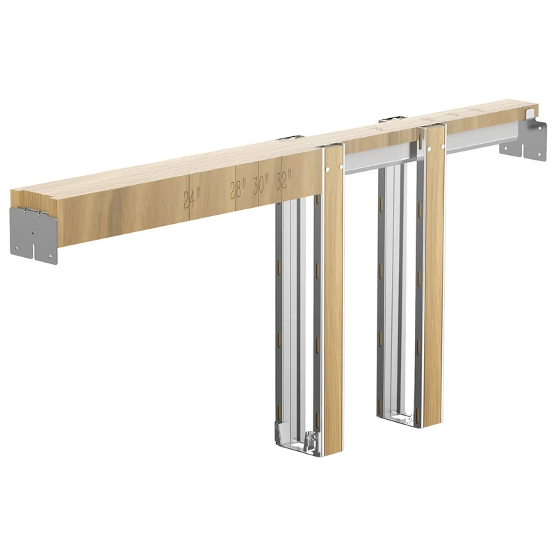 Kit de marco para puerta corredera VEVOR 60 76 cm ancho 203