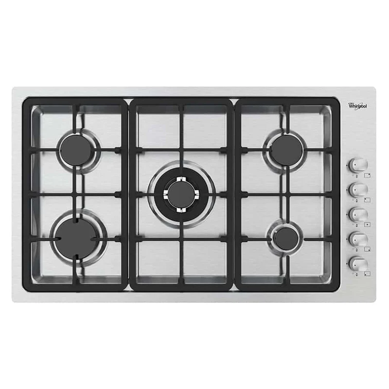 Estufa a Gas Whirlpool WP3550S | 36" | Empotrable | Acero Inoxidable