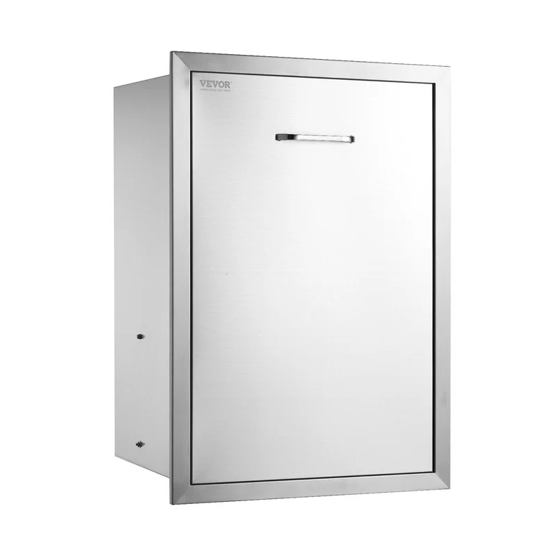 Cajón de basura extraíble VEVOR 50 cm ancho x 67 alto acero