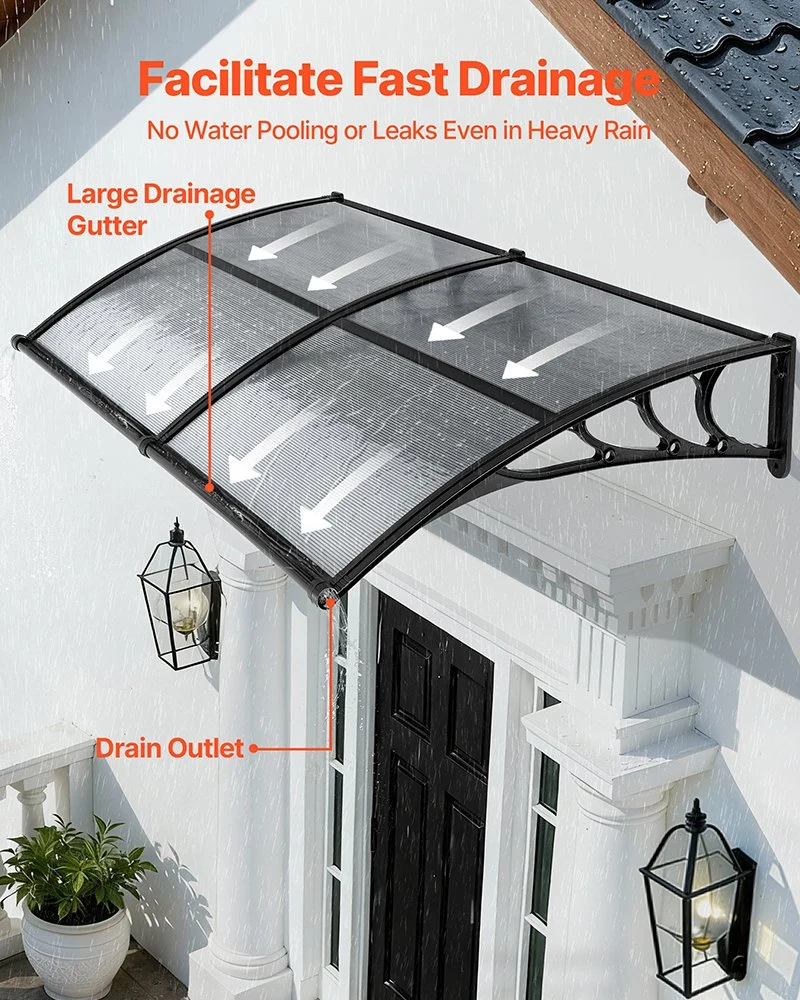 Toldos VEVOR entrada 96 x 198 cm puerta ventana drenaje ABS