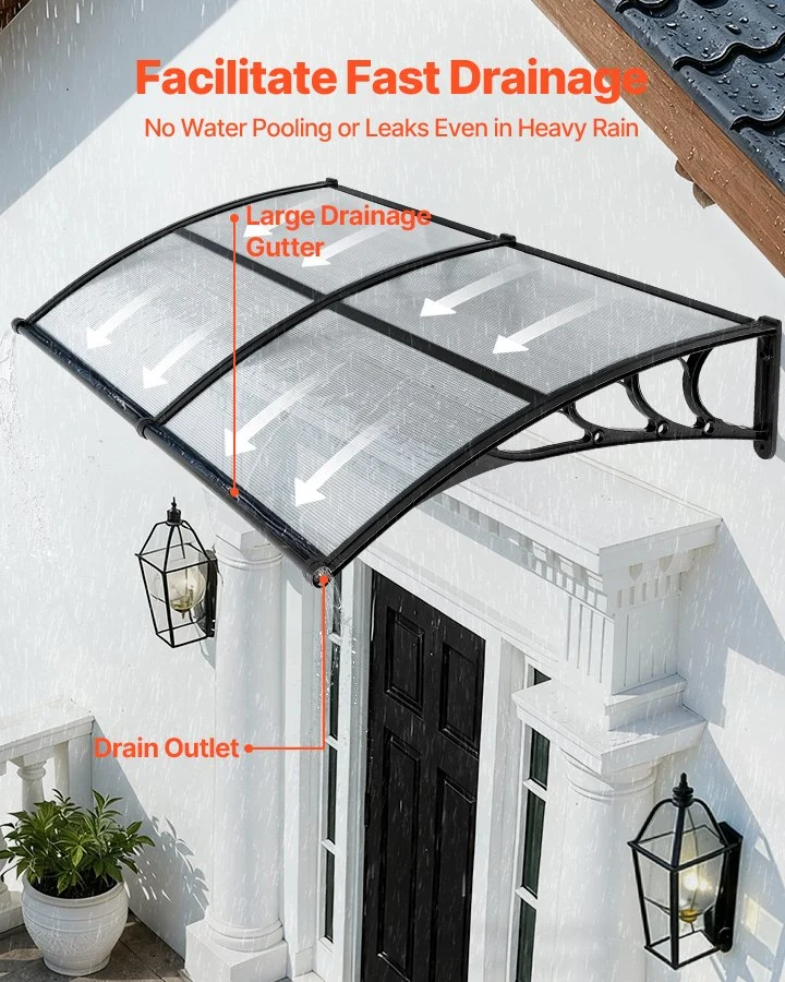 Toldos VEVOR puerta entrada 96 x 198 cm 38 78 in ventana ABS